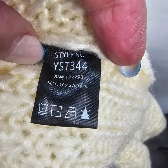 POL Cream Multicolor Knit Sweater - Picture 4 of 13